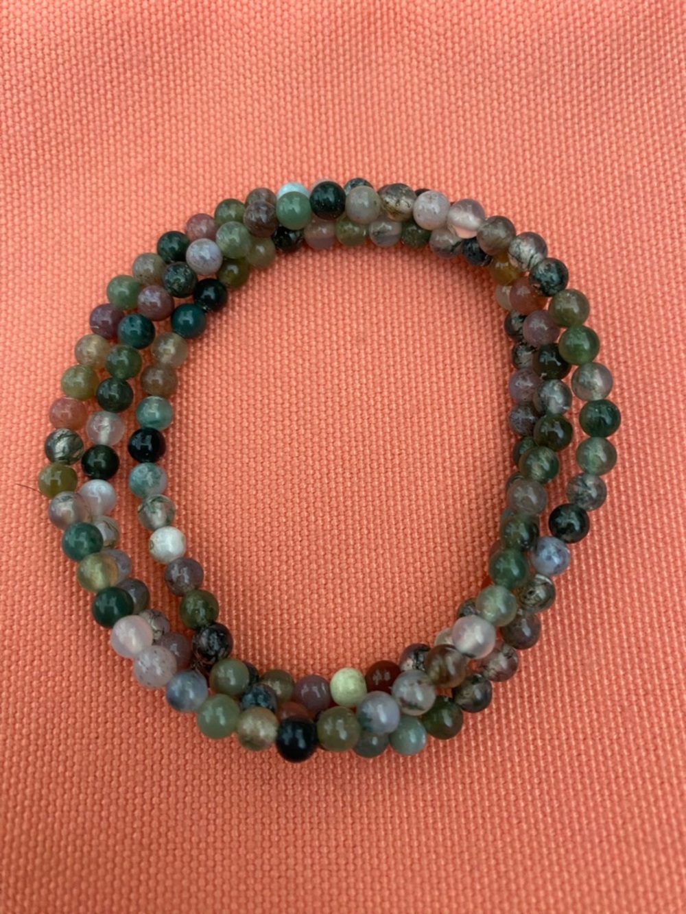 Natural Stone Beaded wrap bracelet